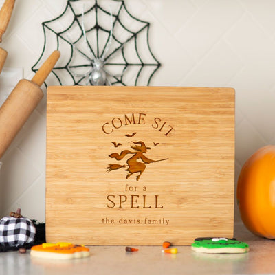 Personalized Halloween Bamboo Cutting Boards 11 x 13