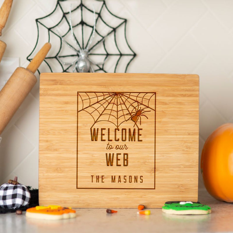 Personalized Halloween Bamboo Cutting Boards 11 x 13