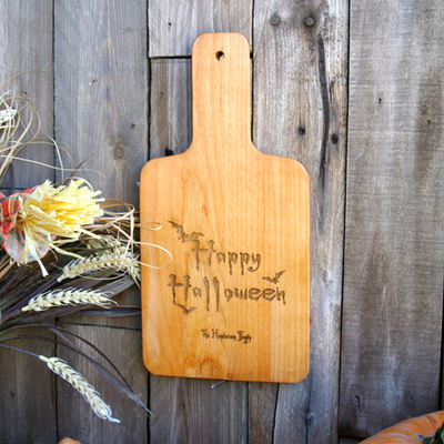 Personalized Haunted Handled Serving Platters