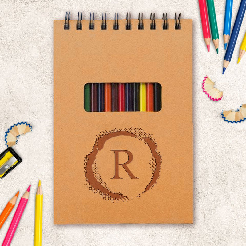 Personalized Monogram Sketch Pad
