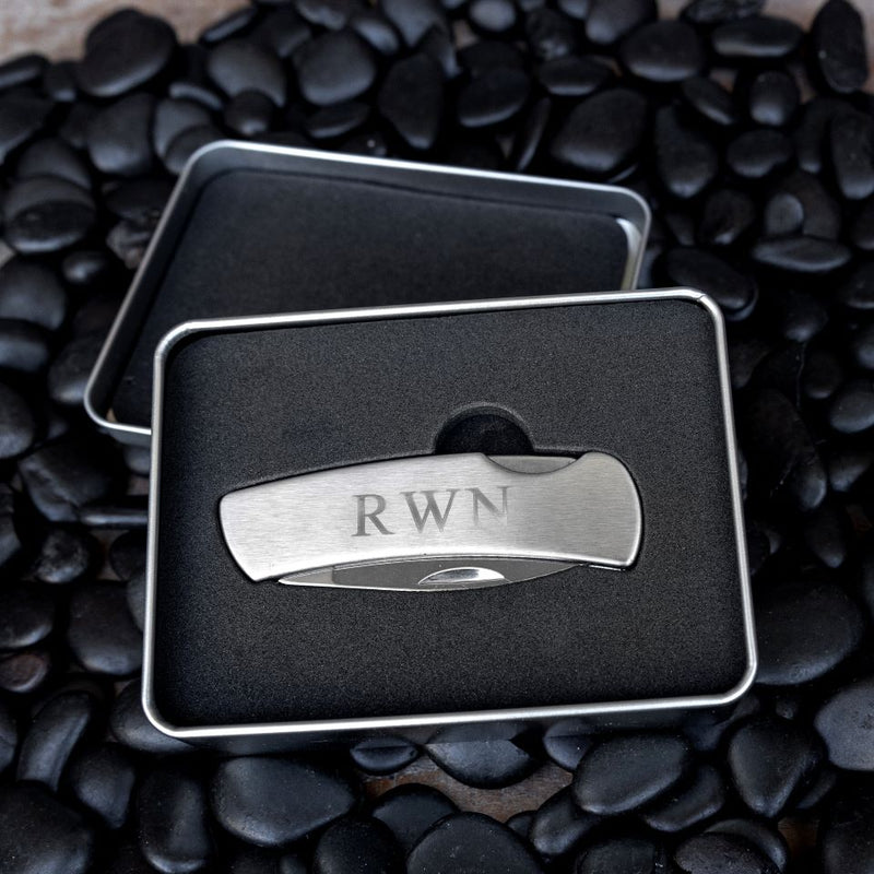 Personalized Stainless Steel Pocket Knife