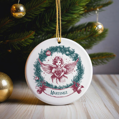 Personalized Vintage Christmas Ornament