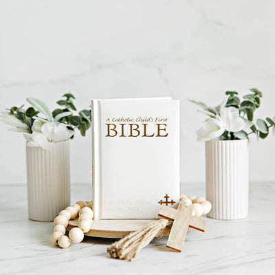 Personalized Small Illustrated Children's First Bible - Catholic