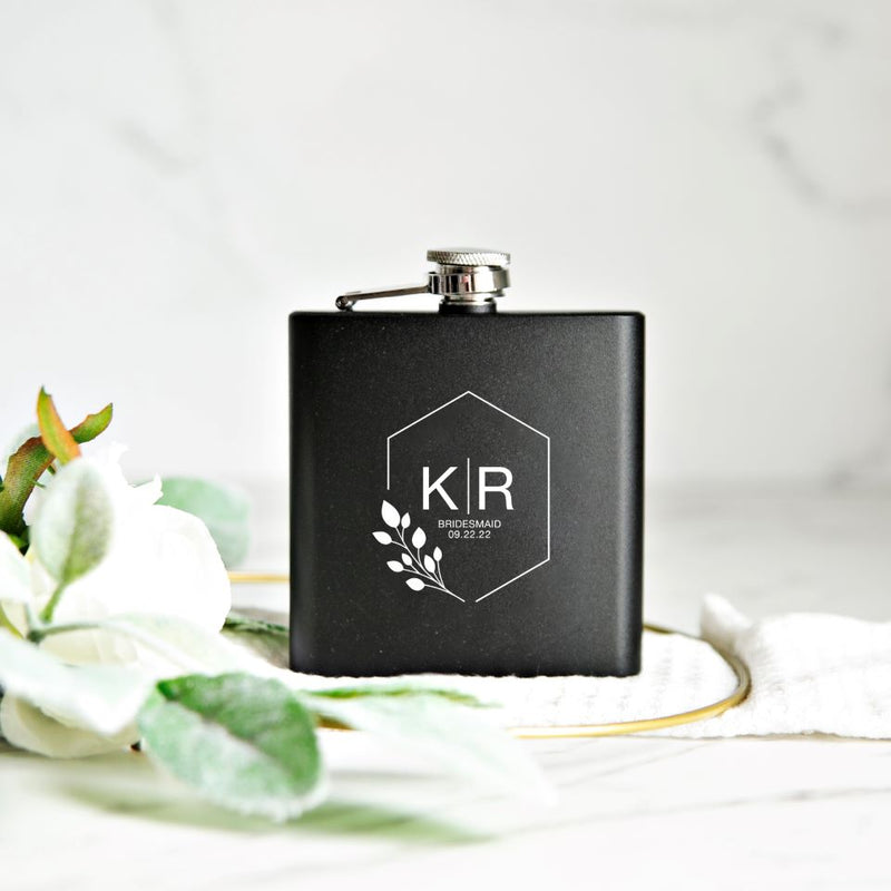 Personalized Flasks - Bridesmaid Proposal
