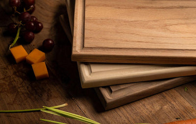 Personalized 11x17 Rectangle Cutting Board with Grooves