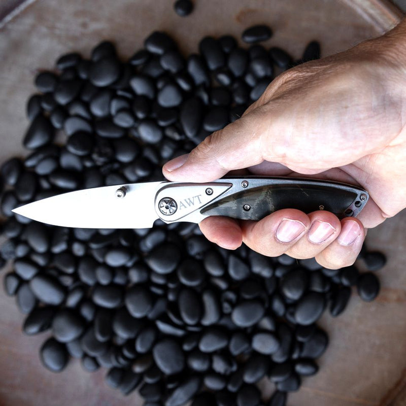 Personalized Camouflage Pocket Knife