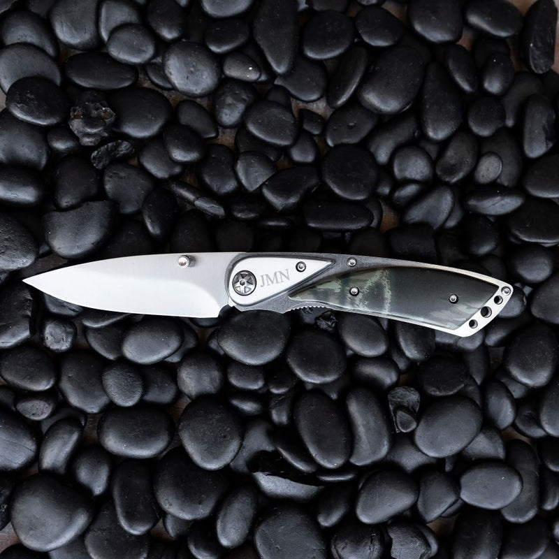 Personalized Camouflage Pocket Knife