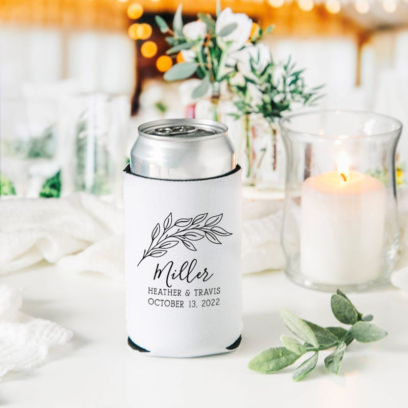 Personalized hotsell wedding koozies