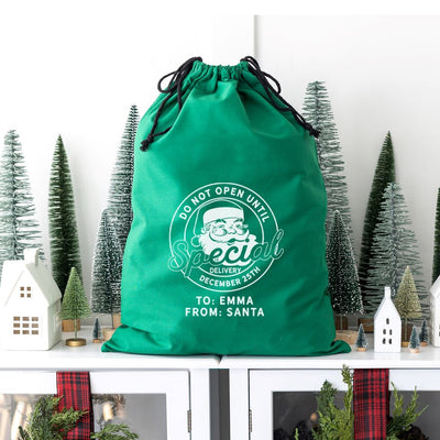 Personalized Christmas Santa Bags (Cotton)