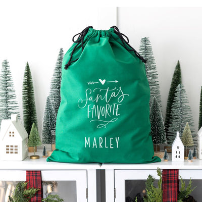 Personalized Christmas Santa Bags (Cotton)
