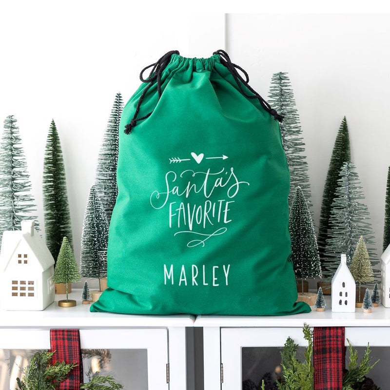 Personalized Christmas Santa Bags (Cotton)
