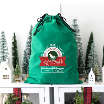 Personalized Christmas Santa Bags (Cotton)