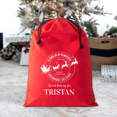 Personalized Christmas Santa Bags (Cotton)