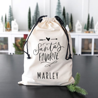 Personalized Christmas Santa Bags (Cotton)