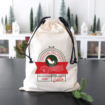 Personalized Christmas Santa Bags (Cotton)