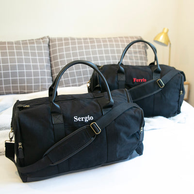 Personalized Heavy Canvas Weekender Duffle Bags