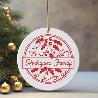 Personalized Christmas Ornaments - Modern Designs