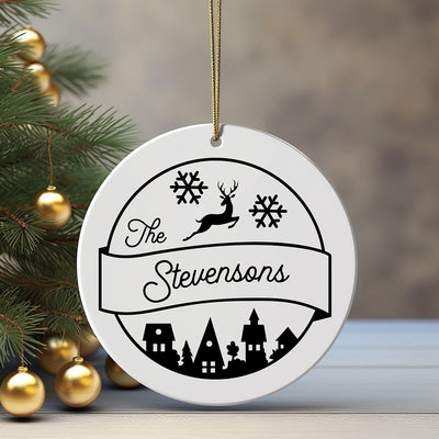 Personalized Christmas Ornaments - Modern Designs
