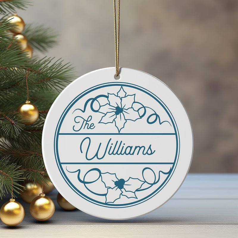 Personalized Christmas Ornaments - Modern Designs