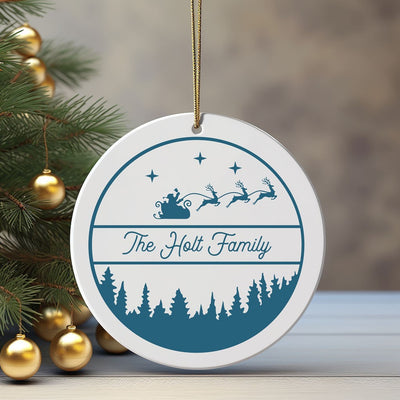 Personalized Christmas Ornaments - Modern Designs