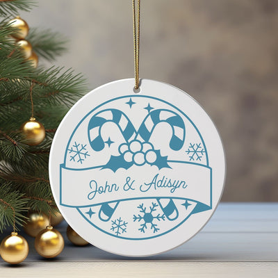 Personalized Christmas Ornaments - Modern Designs