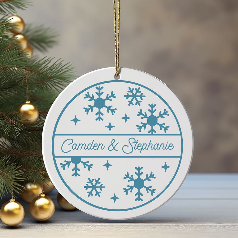 Personalized Christmas Ornaments - Modern Designs