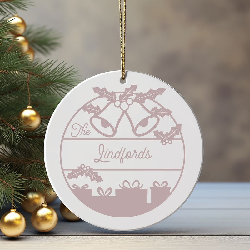 Personalized Christmas Ornaments - Modern Designs