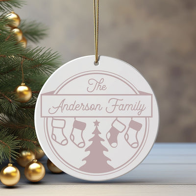 Personalized Christmas Ornaments - Modern Designs