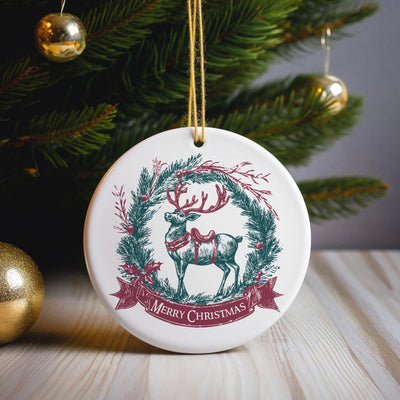 Personalized Vintage Christmas Ornament