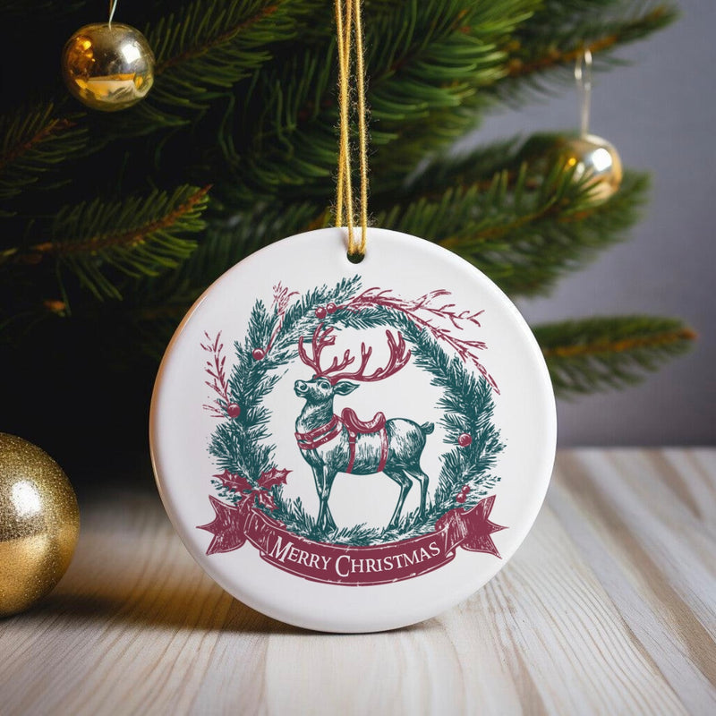 Personalized Vintage Christmas Ornament