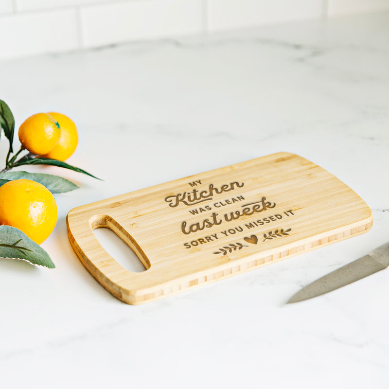 Easy Carry Cutting Board - My Kitchen was Clean Last Week