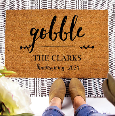 Personalized Fall Coir Doormats