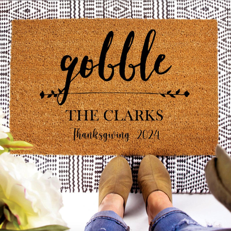 Personalized Fall Coir Doormats