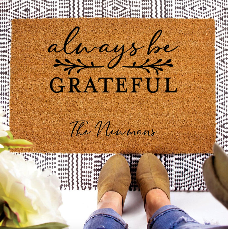 Personalized Fall Coir Doormats
