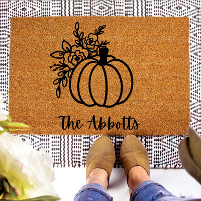Personalized Fall Coir Doormats