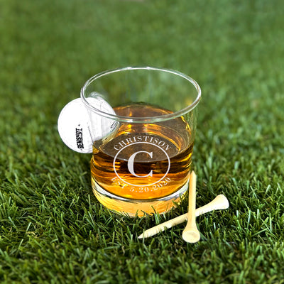 8 oz. Personalized Golf Ball Lowball