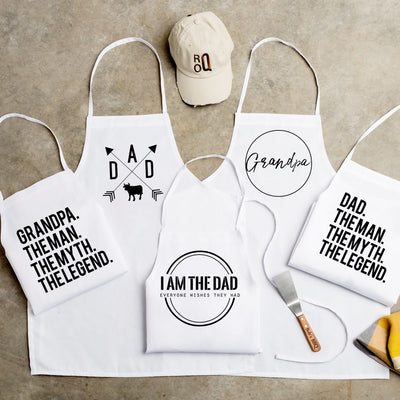 Personalized Aprons for Dad and Grandpa