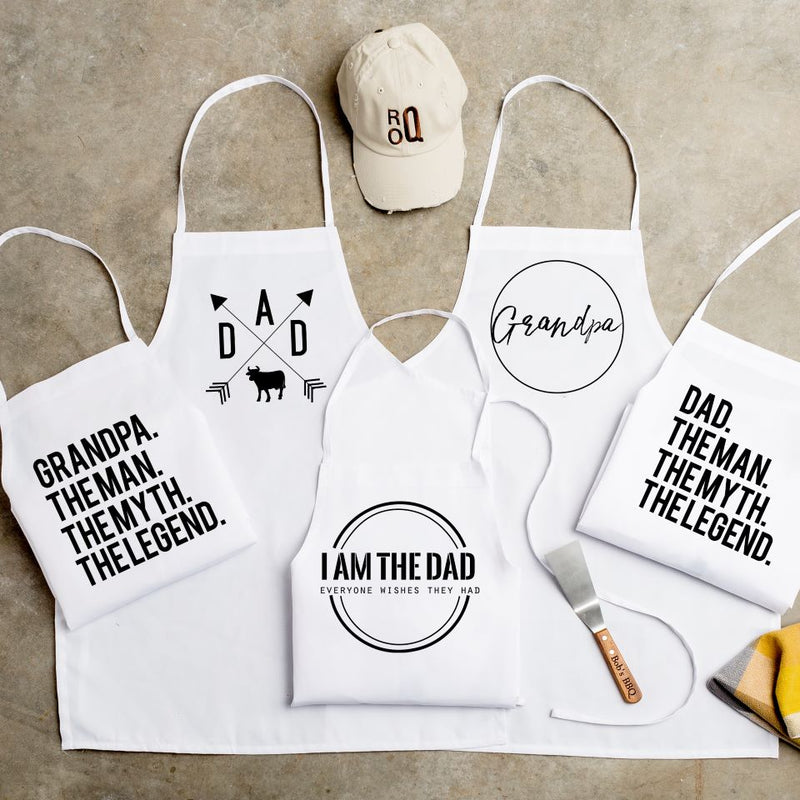 Personalized Aprons for Dad and Grandpa