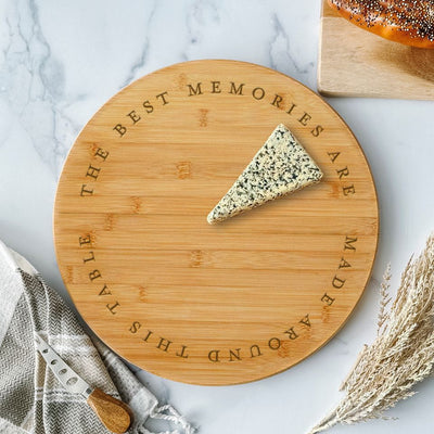 Personalized Bamboo Lazy Susan