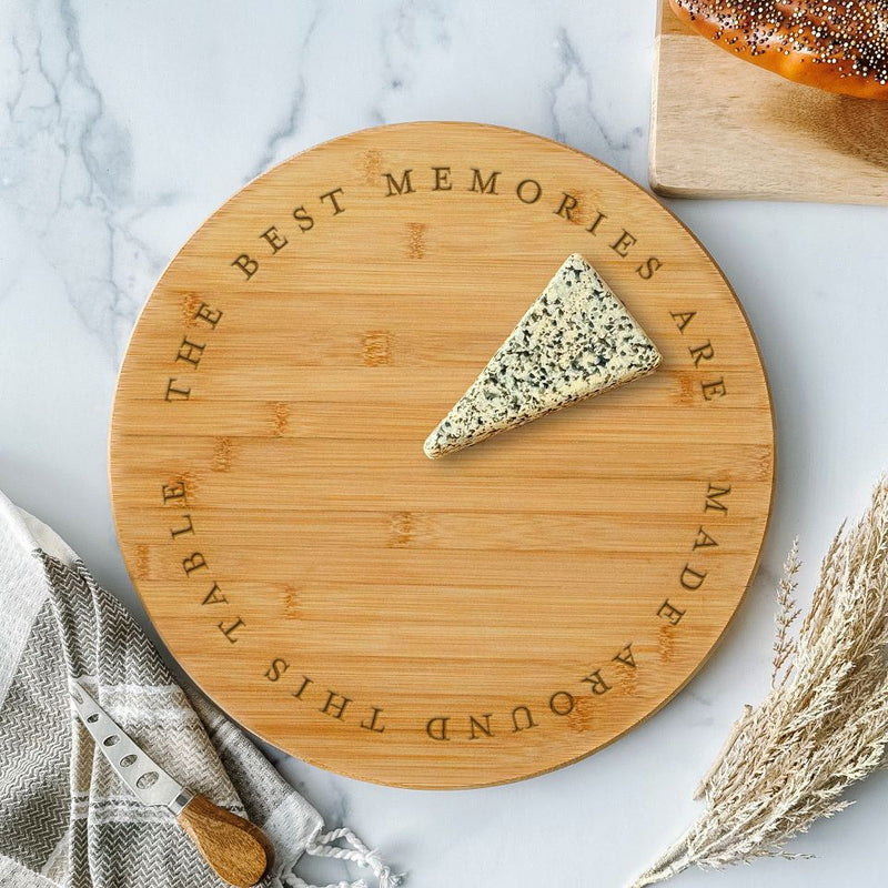 Personalized Bamboo Lazy Susan