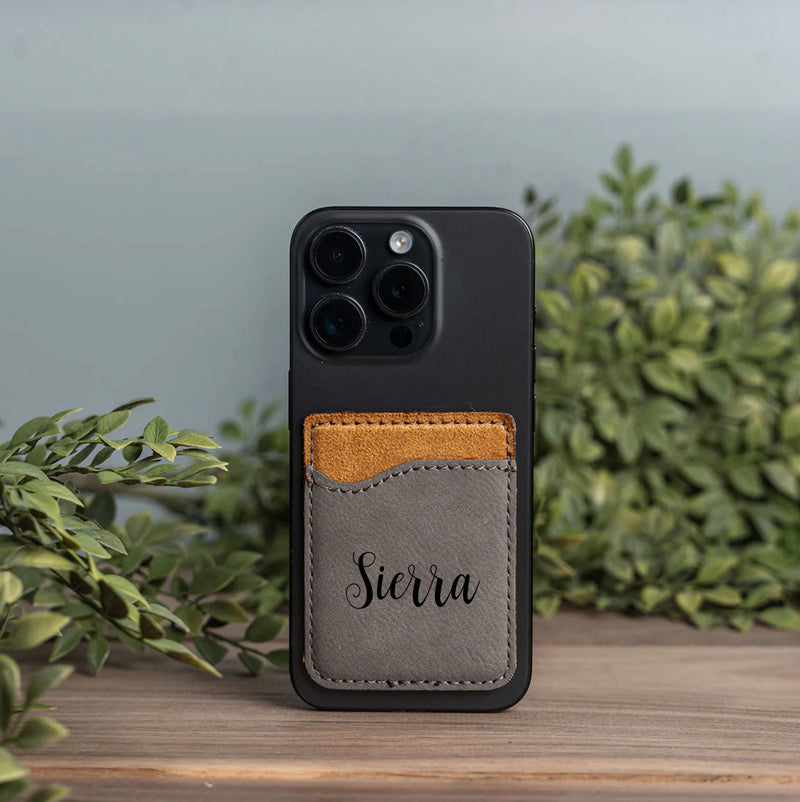 Personalized Leather Phone Wallets