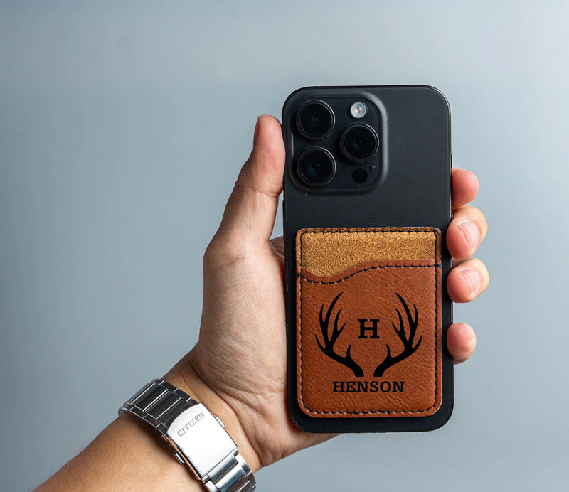 Personalized Leather Phone Wallets