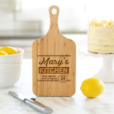 Personalized Handled Cutting Boards for Mom