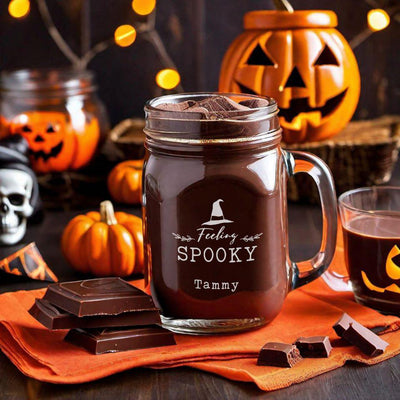 Personalized Hocus Pocus Mason Jar Mugs -  - Lazerworx