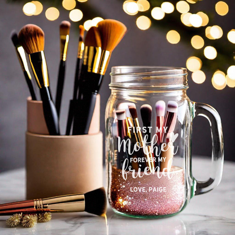 Personalized Mason Jar Vases for Mom