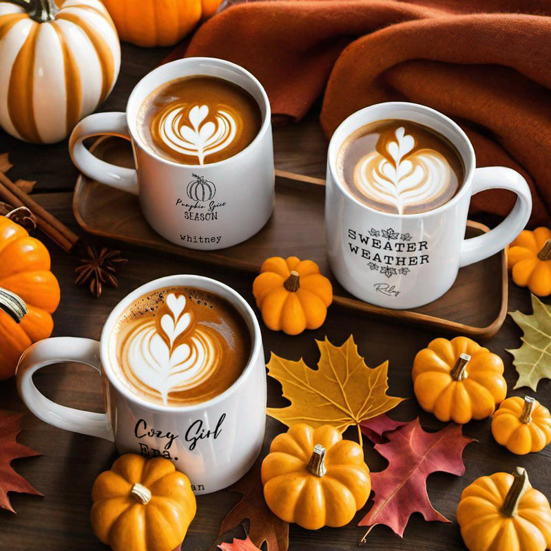 Personalized Autumn Mugs