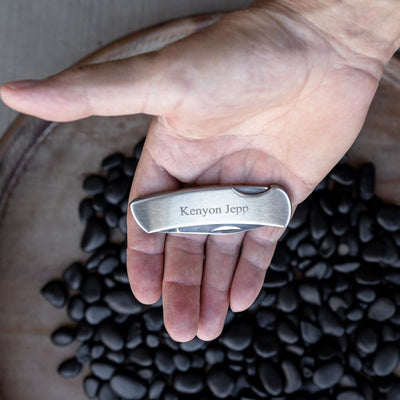 Personalized Stainless Steel Pocket Knife