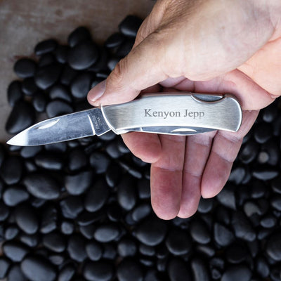 Personalized Stainless Steel Pocket Knife
