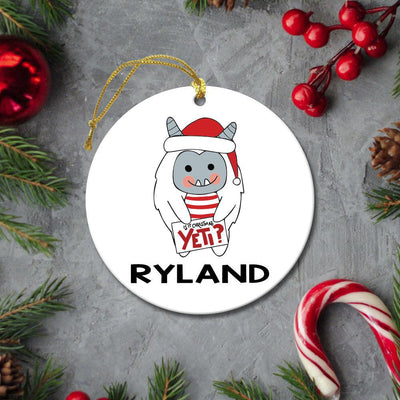 Personalized Is It Christmas Yeti Ornament -  - Completeful