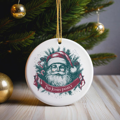 Personalized Vintage Christmas Ornament